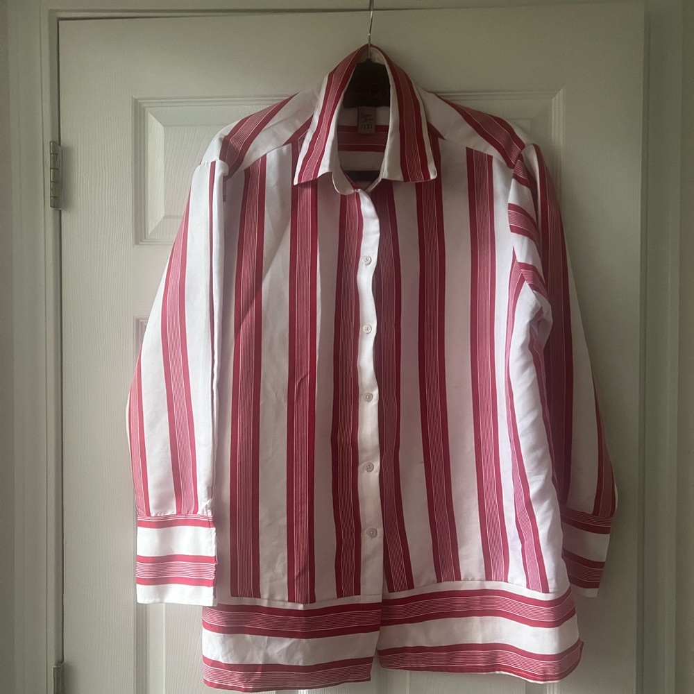 Red and White Striped Set